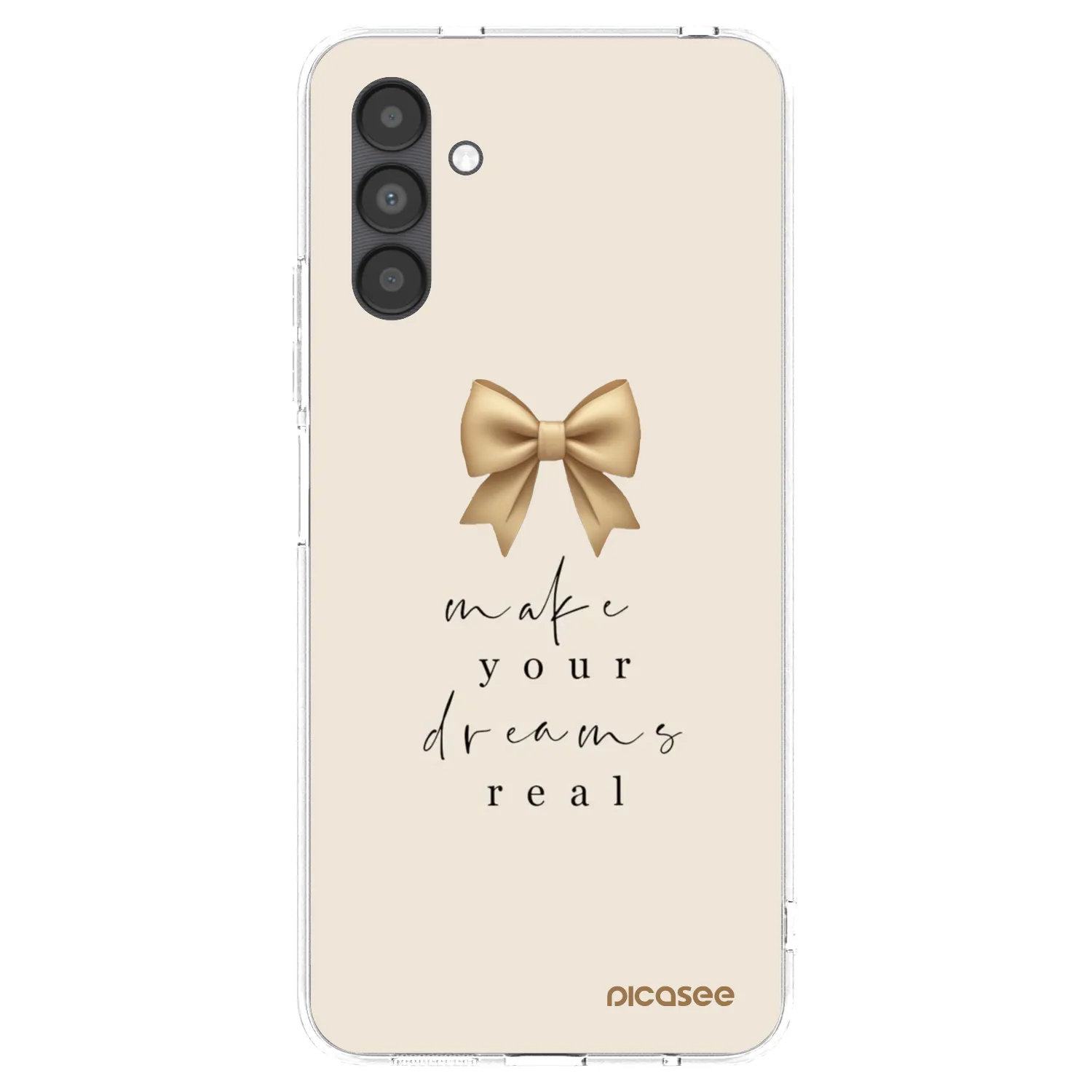 Picasee silikónový prehľadný obal pre Samsung Galaxy A04s A047F - Golden Dream