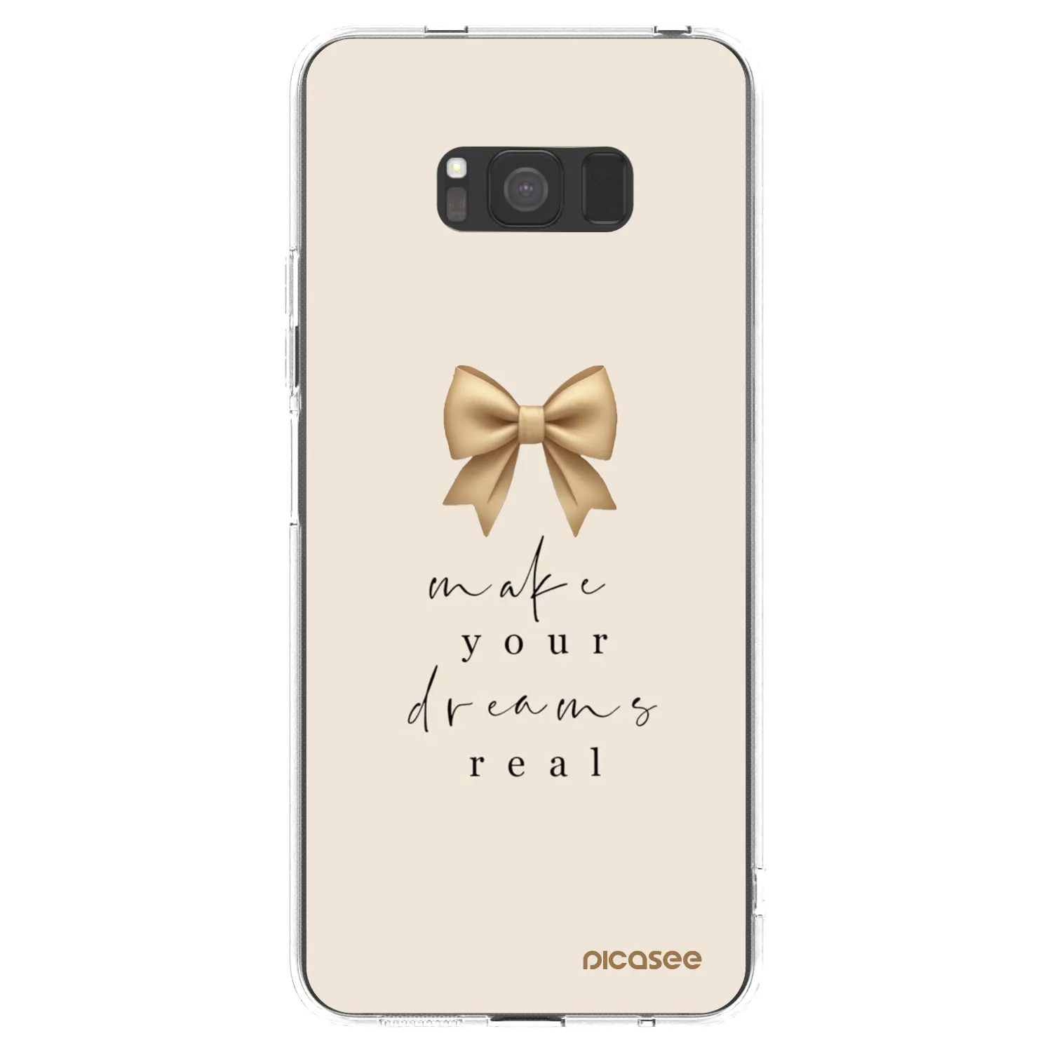 Picasee silikónový prehľadný obal pre Samsung Galaxy S8 G950F - Golden Dream