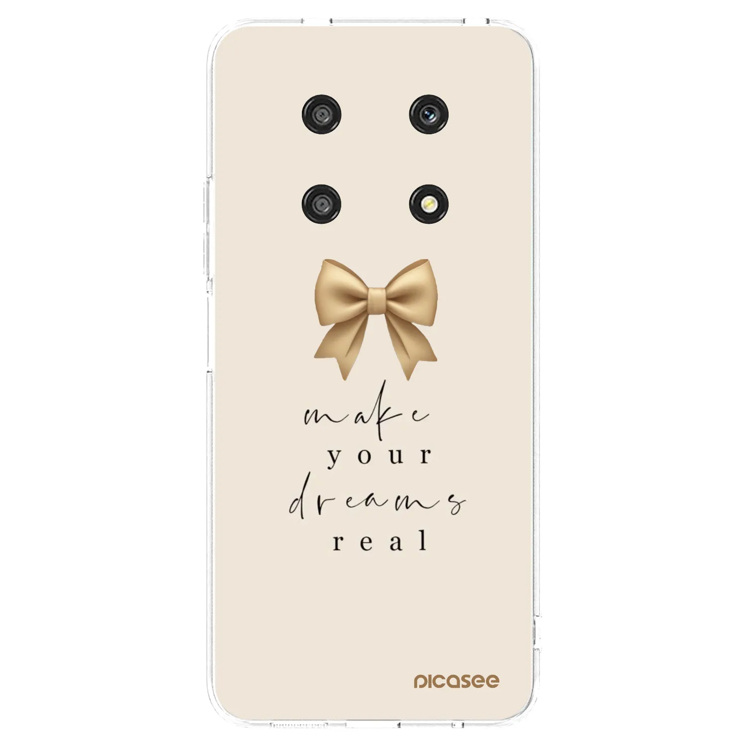 Picasee silikónový prehľadný obal pre Honor Magic4 Lite 5G - Golden Dream