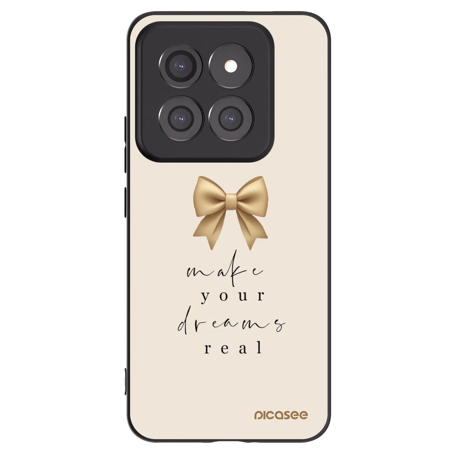 Picasee silikónový čierny obal pre Xiaomi 14 Pro - Golden Dream
