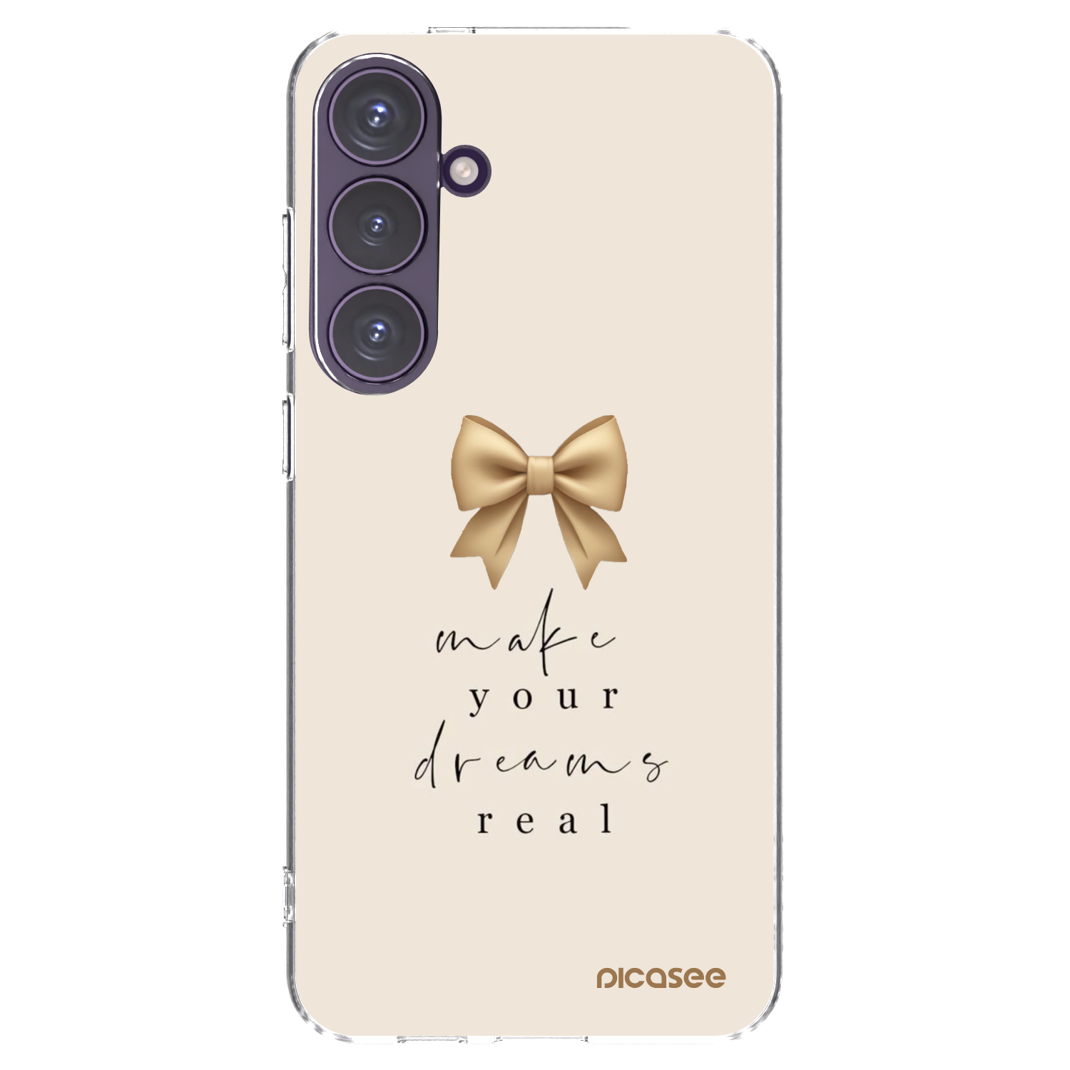 Picasee silikónový prehľadný obal pre Samsung Galaxy S24+ S926B 5G - Golden Dream