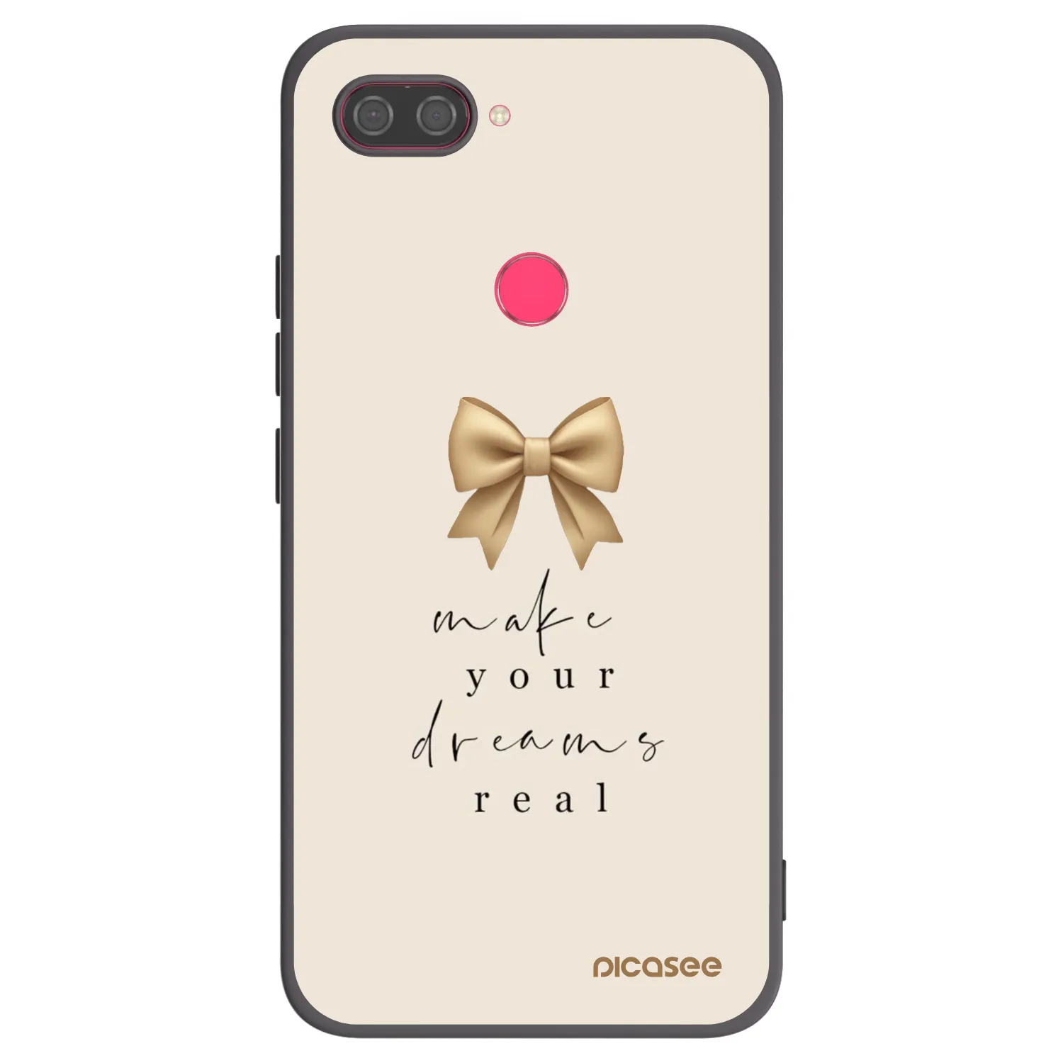 Picasee silikónový čierny obal pre Xiaomi Mi 8 Lite - Golden Dream