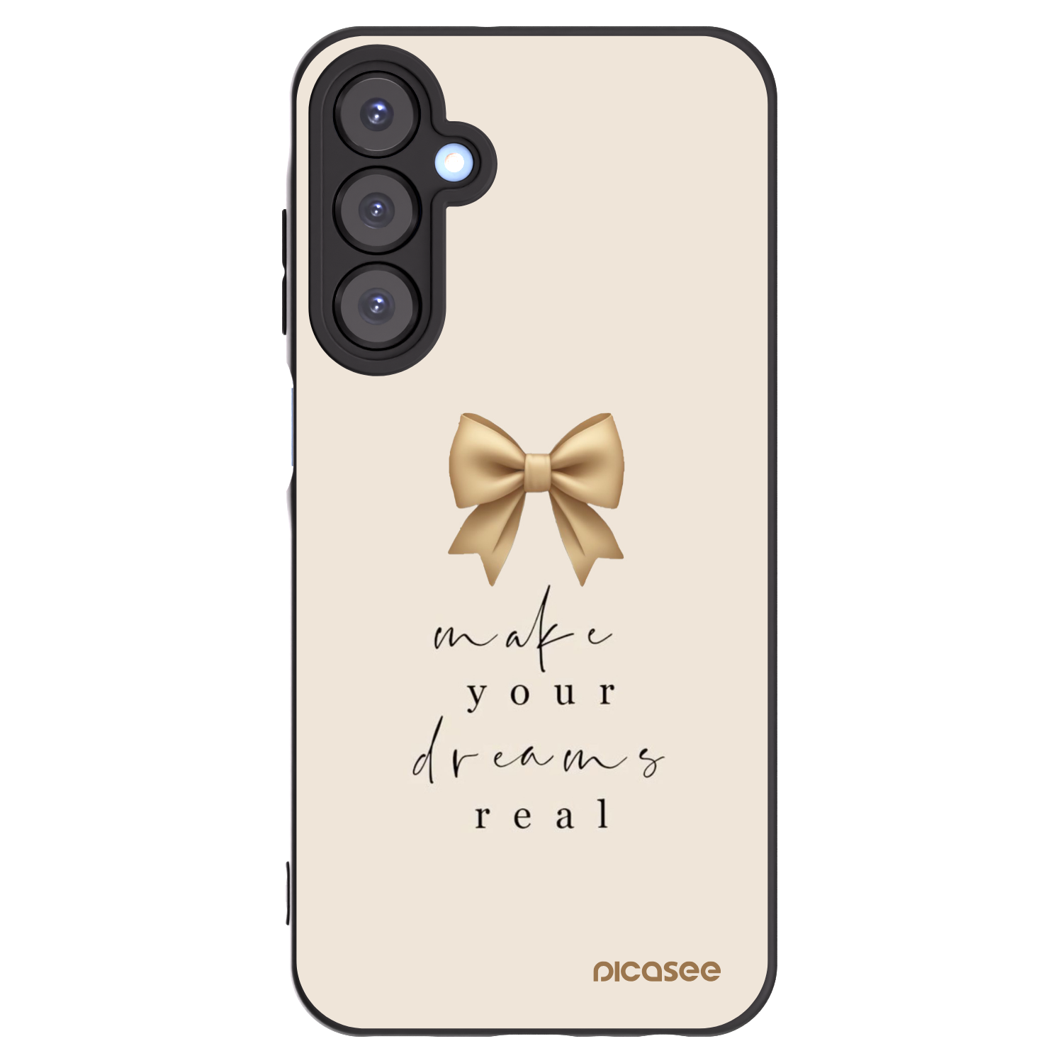 Picasee silikónový čierny obal pre Samsung Galaxy A25 A256B 5G - Golden Dream