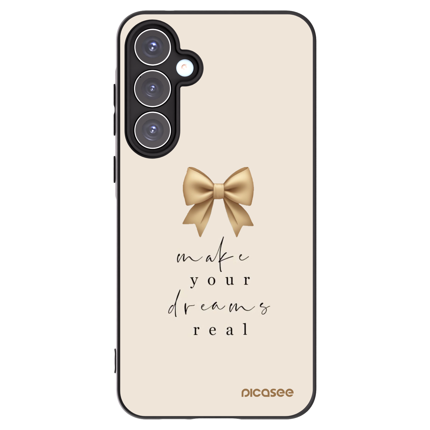 Picasee silikónový čierny obal pre Samsung Galaxy A55 5G A556B - Golden Dream