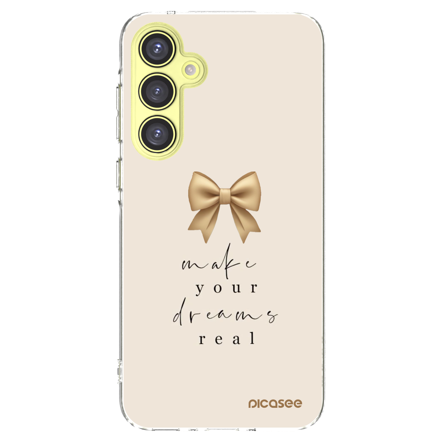 Picasee silikónový prehľadný obal pre Samsung Galaxy A35 5G A356B - Golden Dream