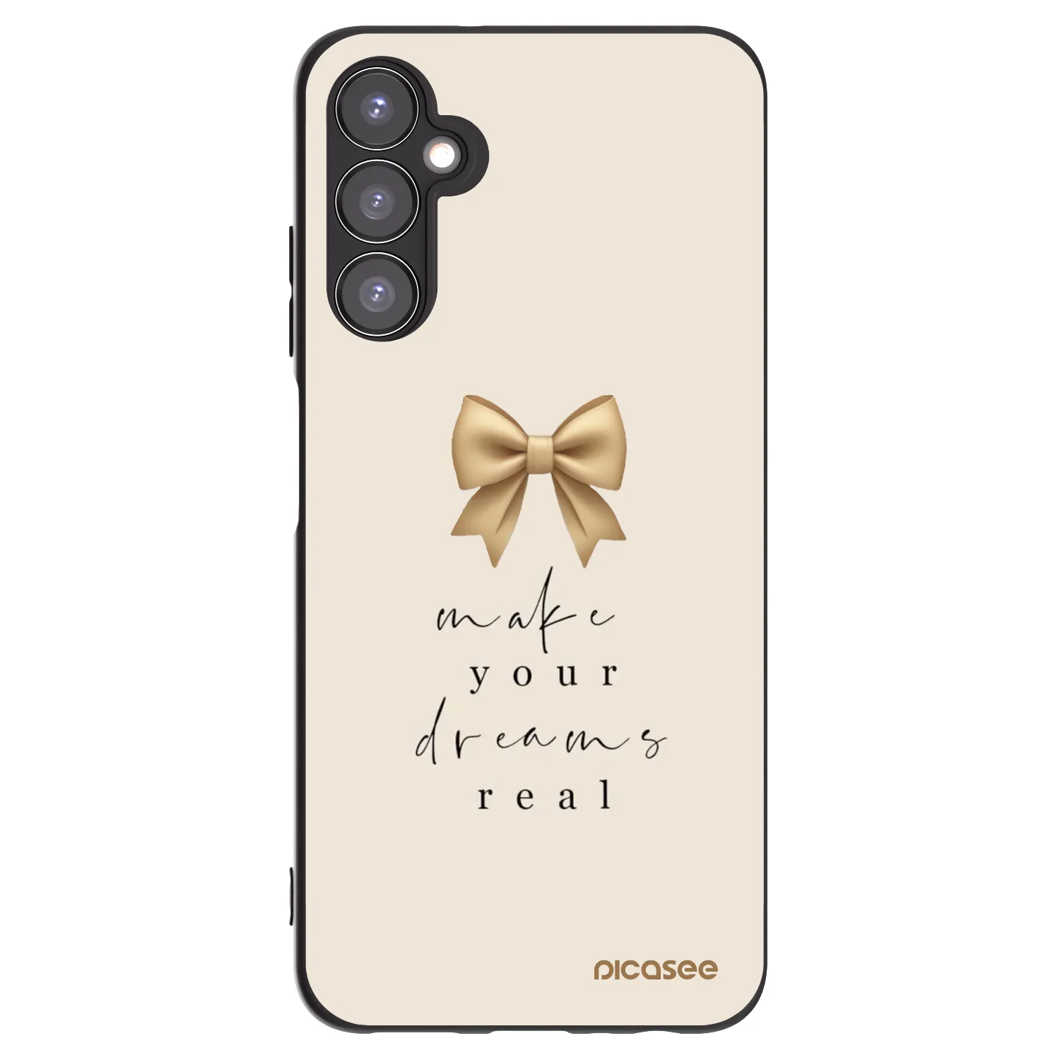Picasee silikónový čierny obal pre Samsung Galaxy A05s A057G - Golden Dream
