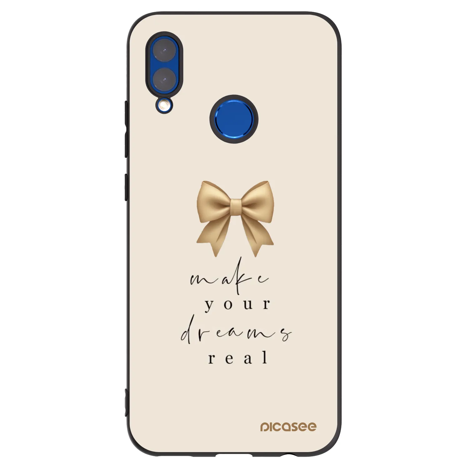 Picasee silikónový čierny obal pre Huawei P Smart 2019 - Golden Dream