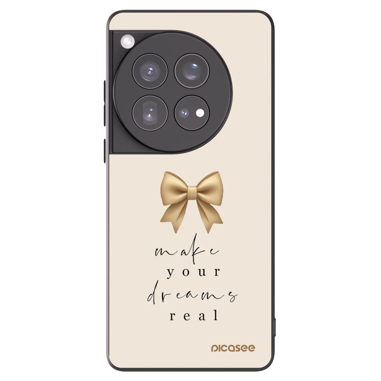 Picasee silikónový čierny obal pre OnePlus 12 5G - Golden Dream