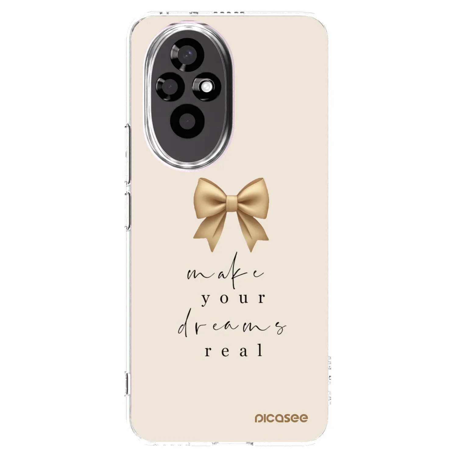 Picasee silikónový prehľadný obal pre Honor 200 Pro 5G - Golden Dream