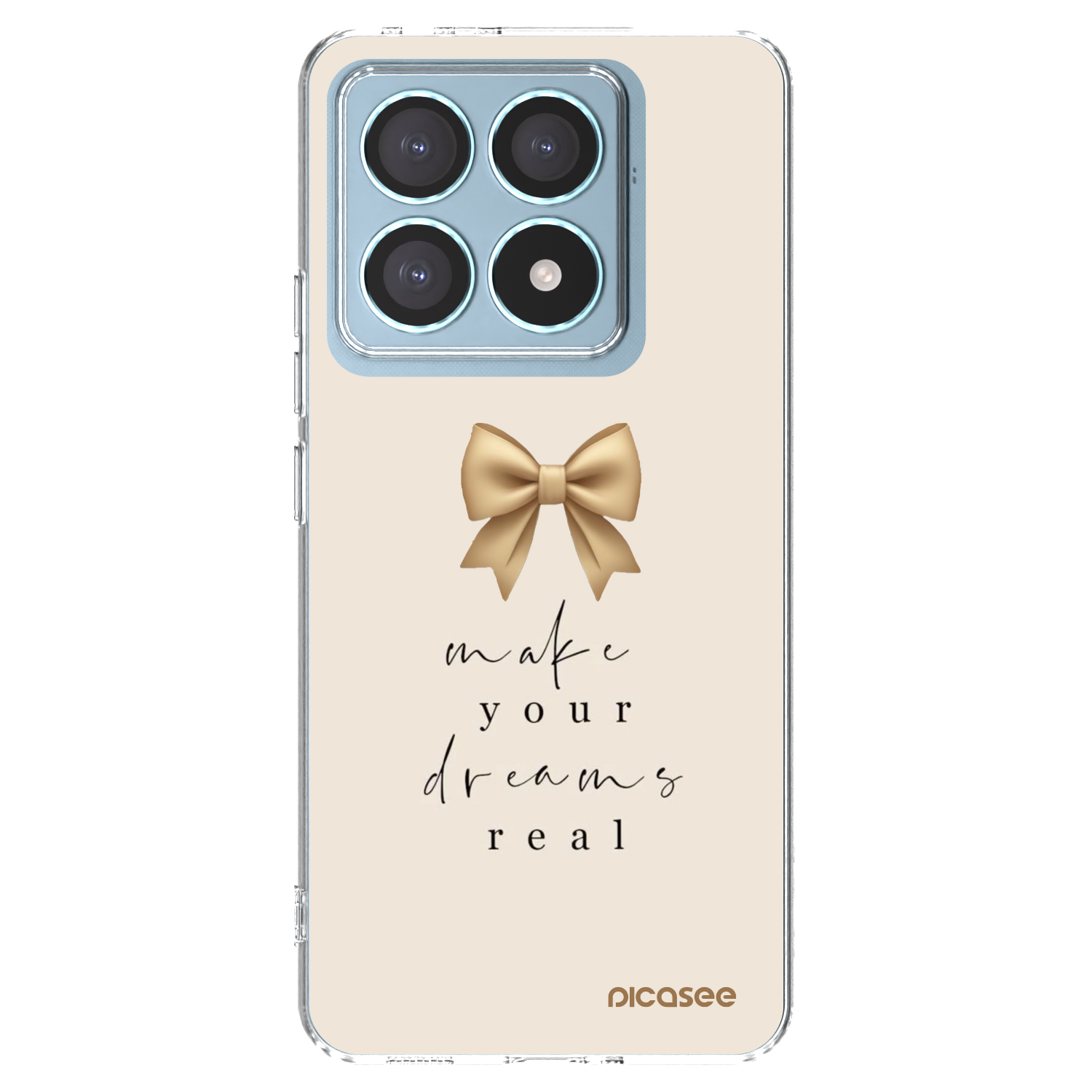 Picasee silikónový prehľadný obal pre Xiaomi 14T Pro - Golden Dream
