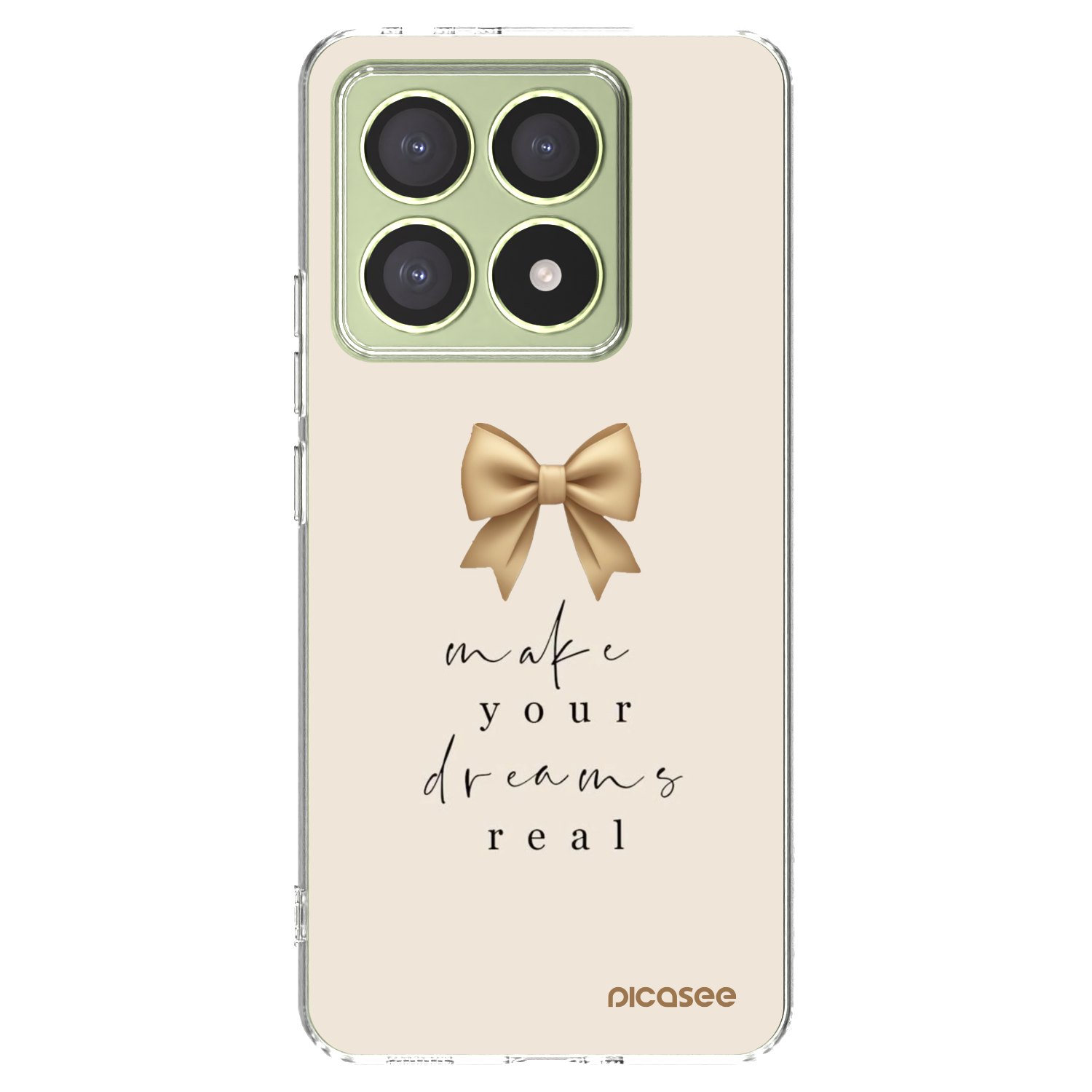 Picasee silikónový prehľadný obal pre Xiaomi 14T - Golden Dream