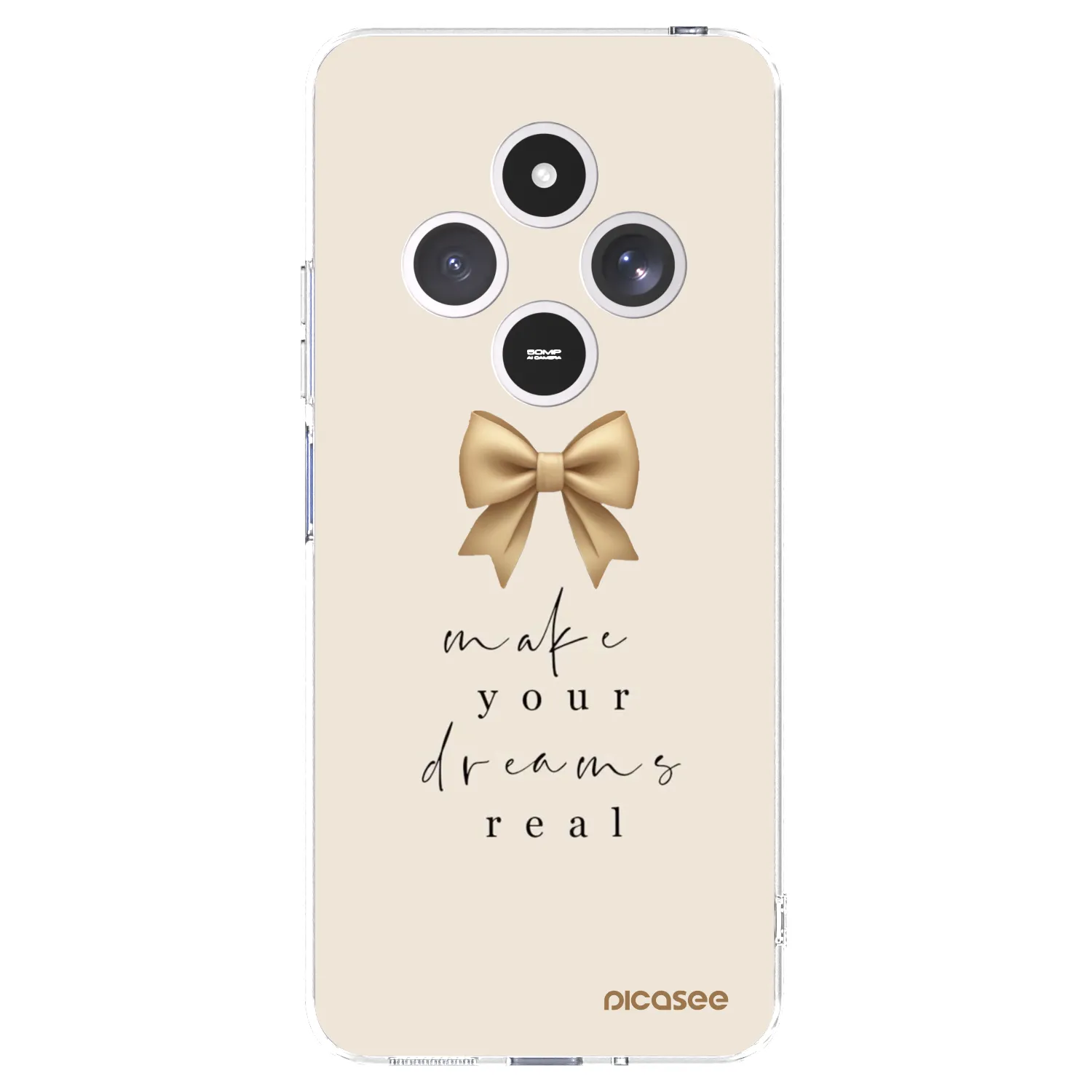 Picasee silikónový prehľadný obal pre Xiaomi Redmi 14C - Golden Dream