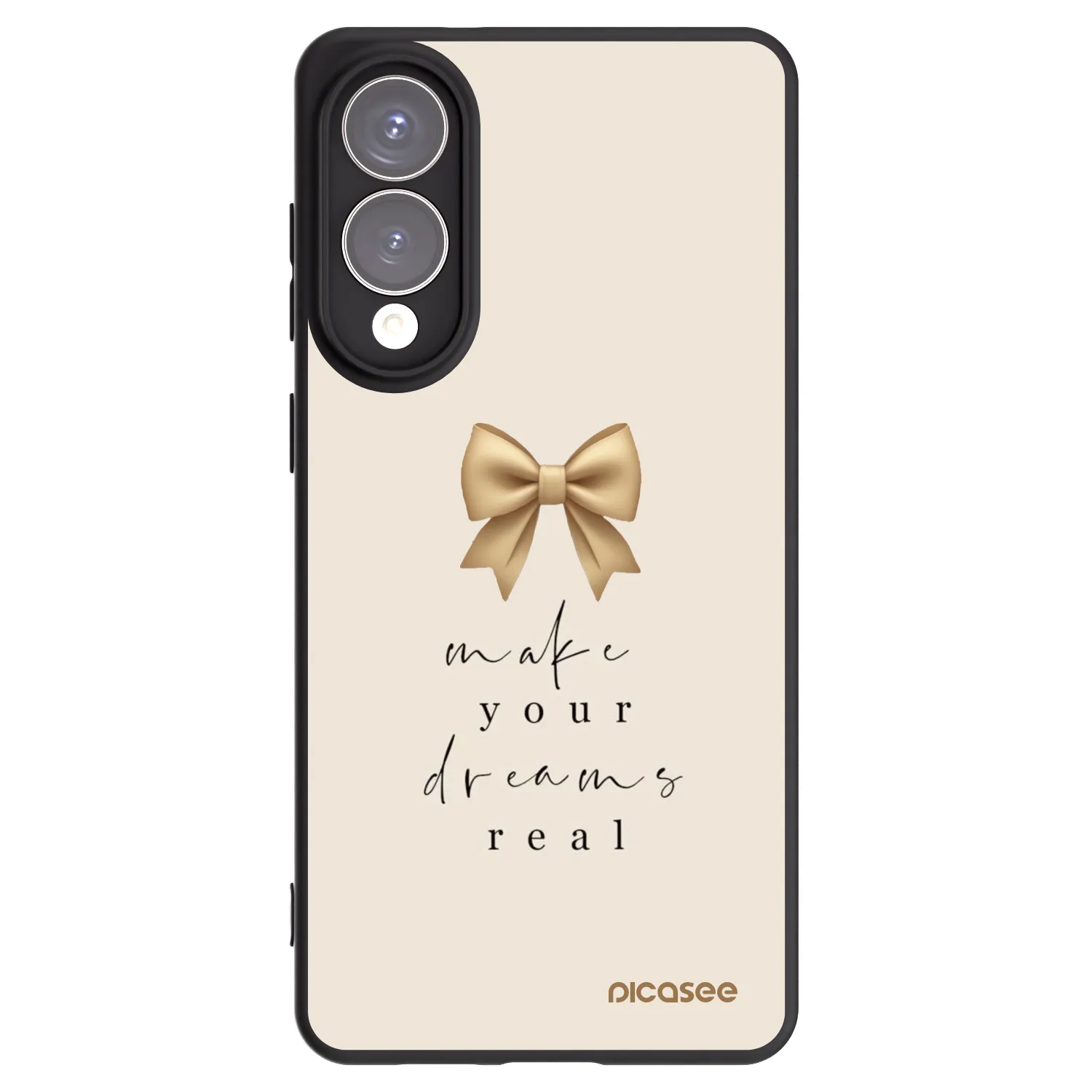 Silikónový čierny obal pre Samsung Galaxy S25 Edge 5G - Golden Dream