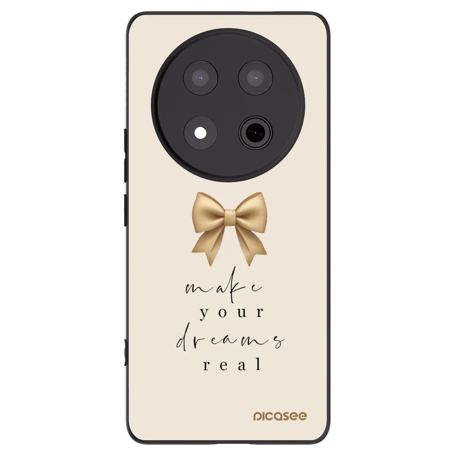 Picasee silikónový čierny obal pre Honor Magic7 Lite 5G - Golden Dream