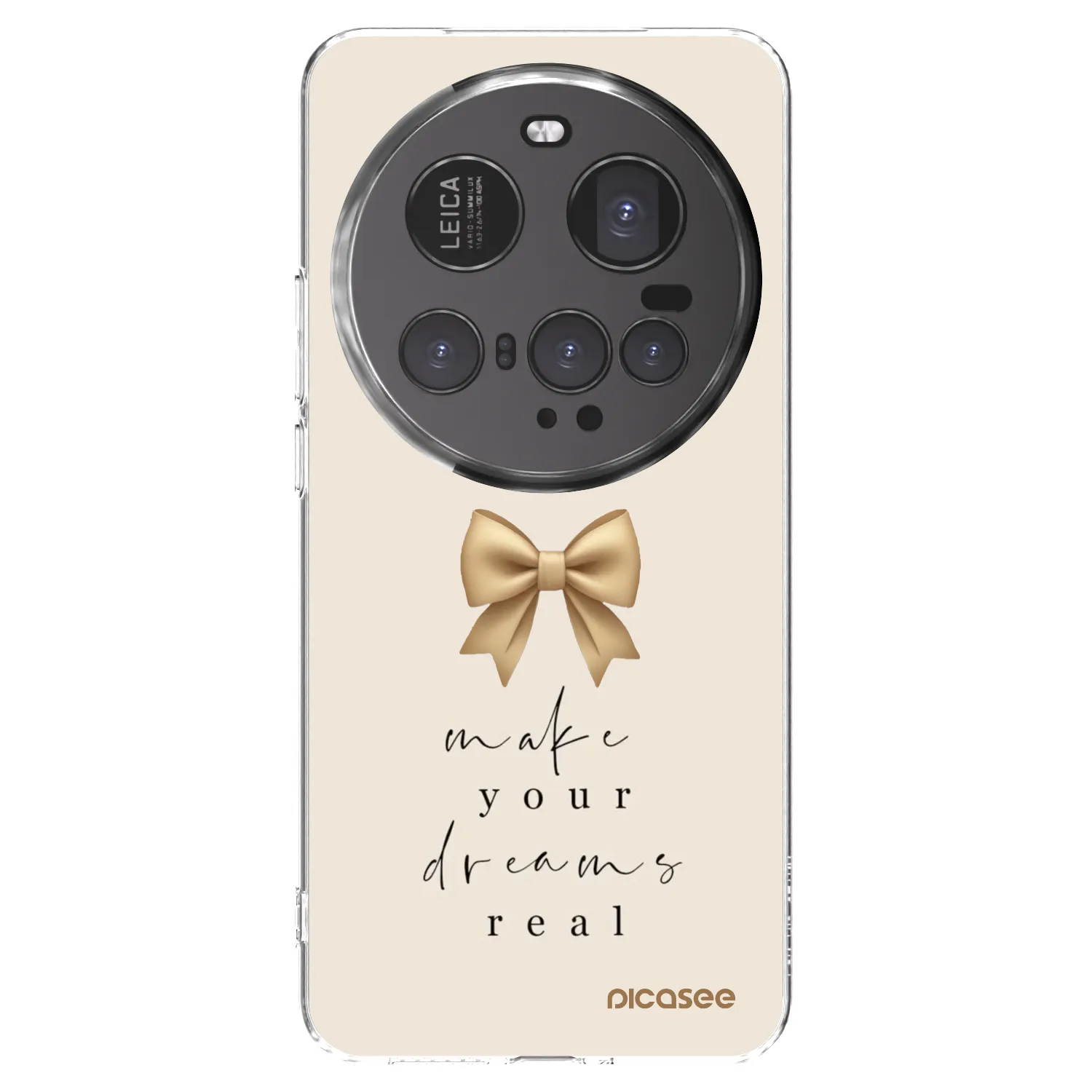 Silikónový prehľadný obal pre Xiaomi 15 Ultra - Golden Dream