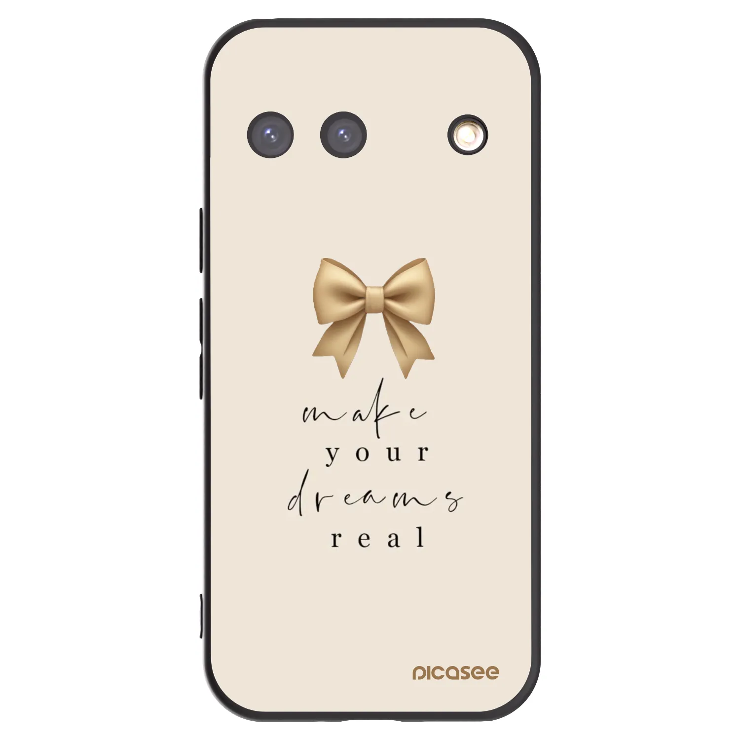 Picasee silikónový čierny obal pre Google Pixel 9 - Golden Dream