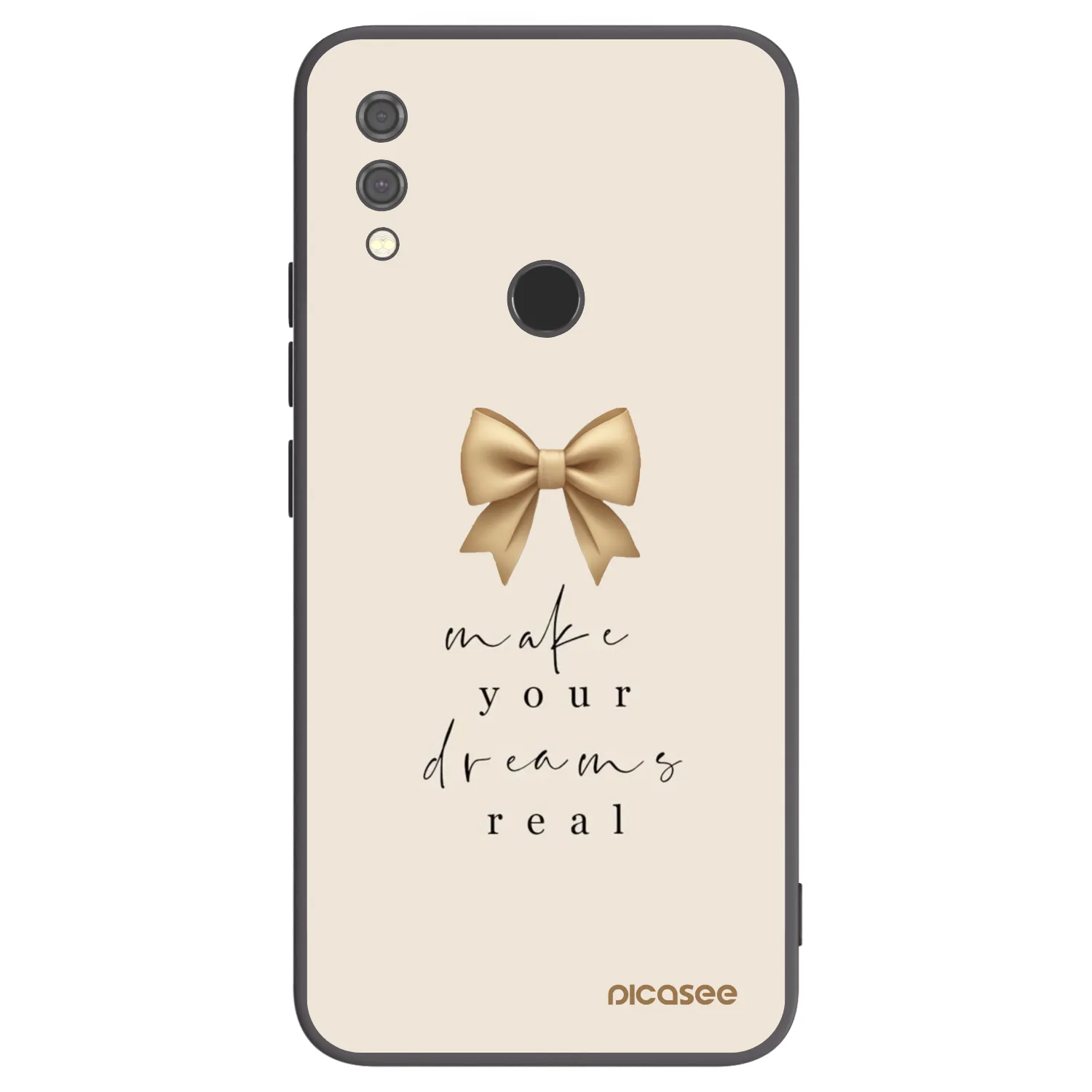 Picasee silikónový čierny obal pre Xiaomi Redmi Note 7 - Golden Dream