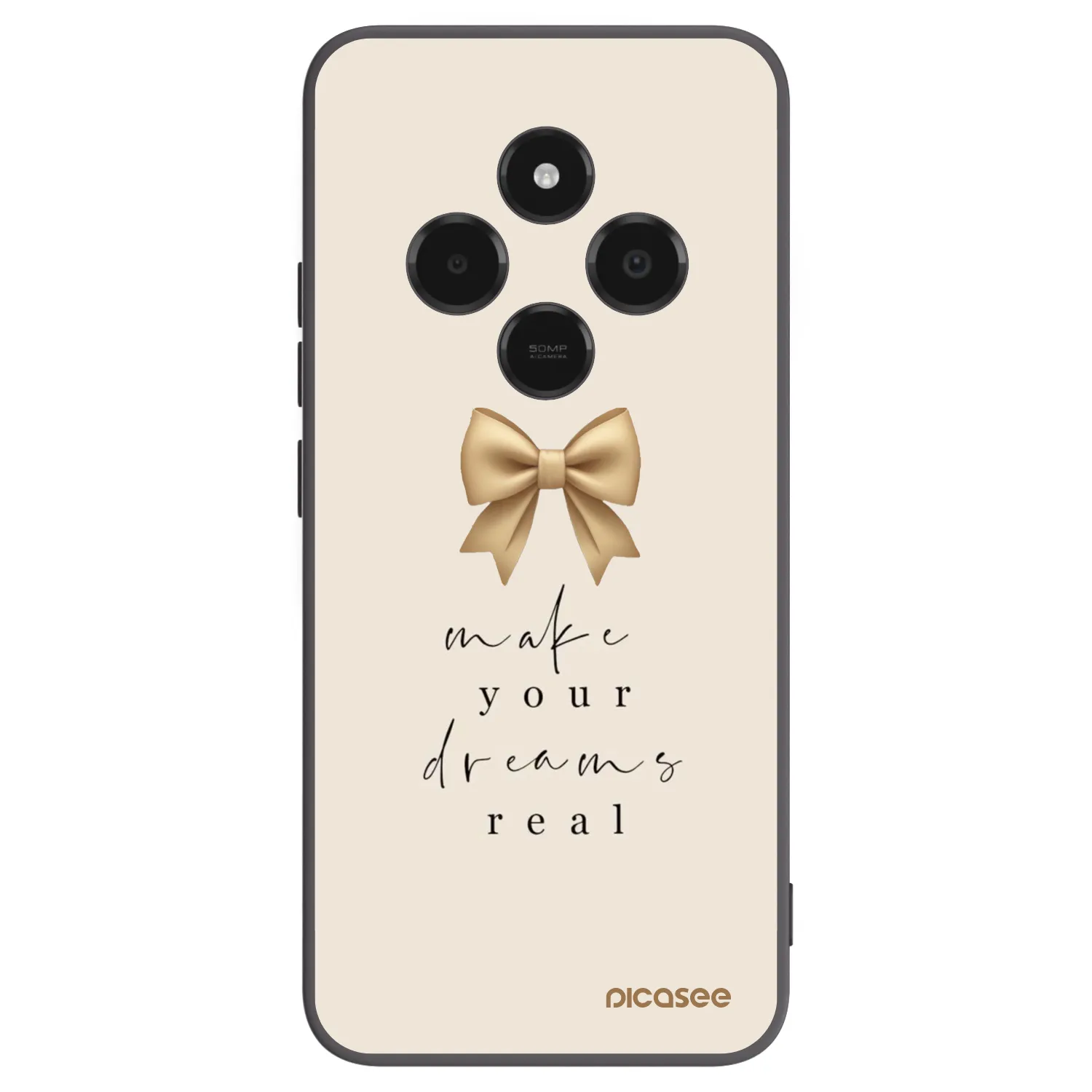 Picasee silikónový čierny obal pre Xiaomi Poco C75 - Golden Dream