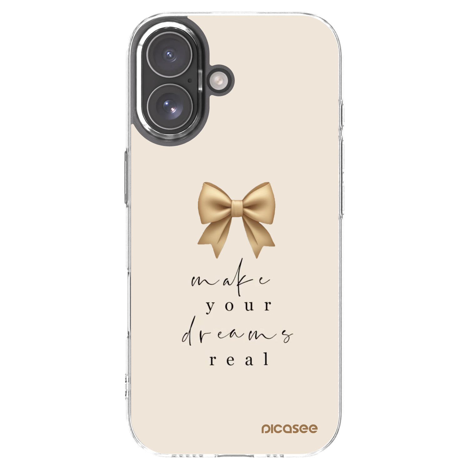 Picasee silikónový prehľadný obal pre Apple iPhone 17 - Golden Dream