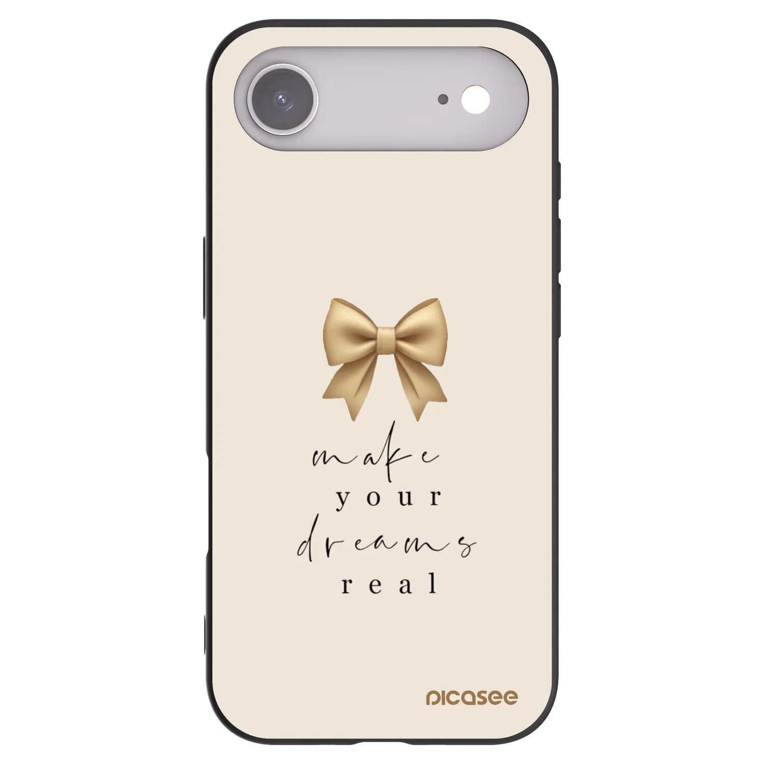 Picasee silikónový čierny obal pre Apple iPhone Air - Golden Dream