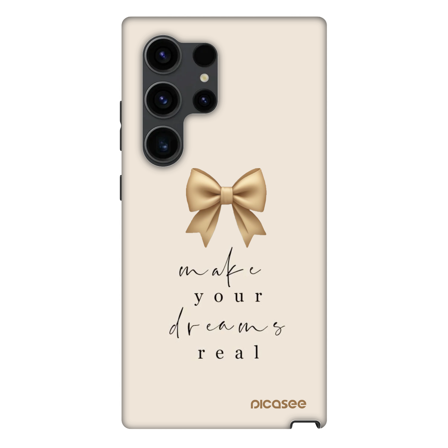 Picasee Fashion Case PowerShare pro Samsung Galaxy S24 Ultra S928B 5G - Golden Dream