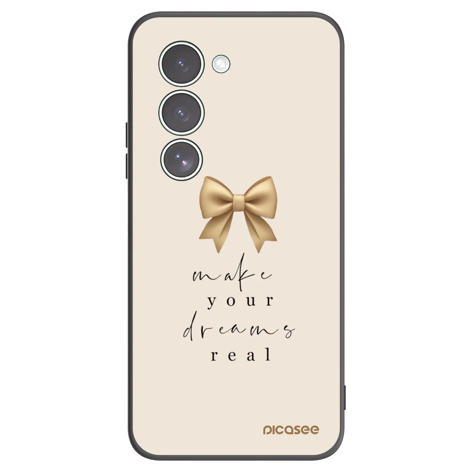 Picasee silikónový čierny obal pre Xiaomi Redmi 15 5G - Golden Dream