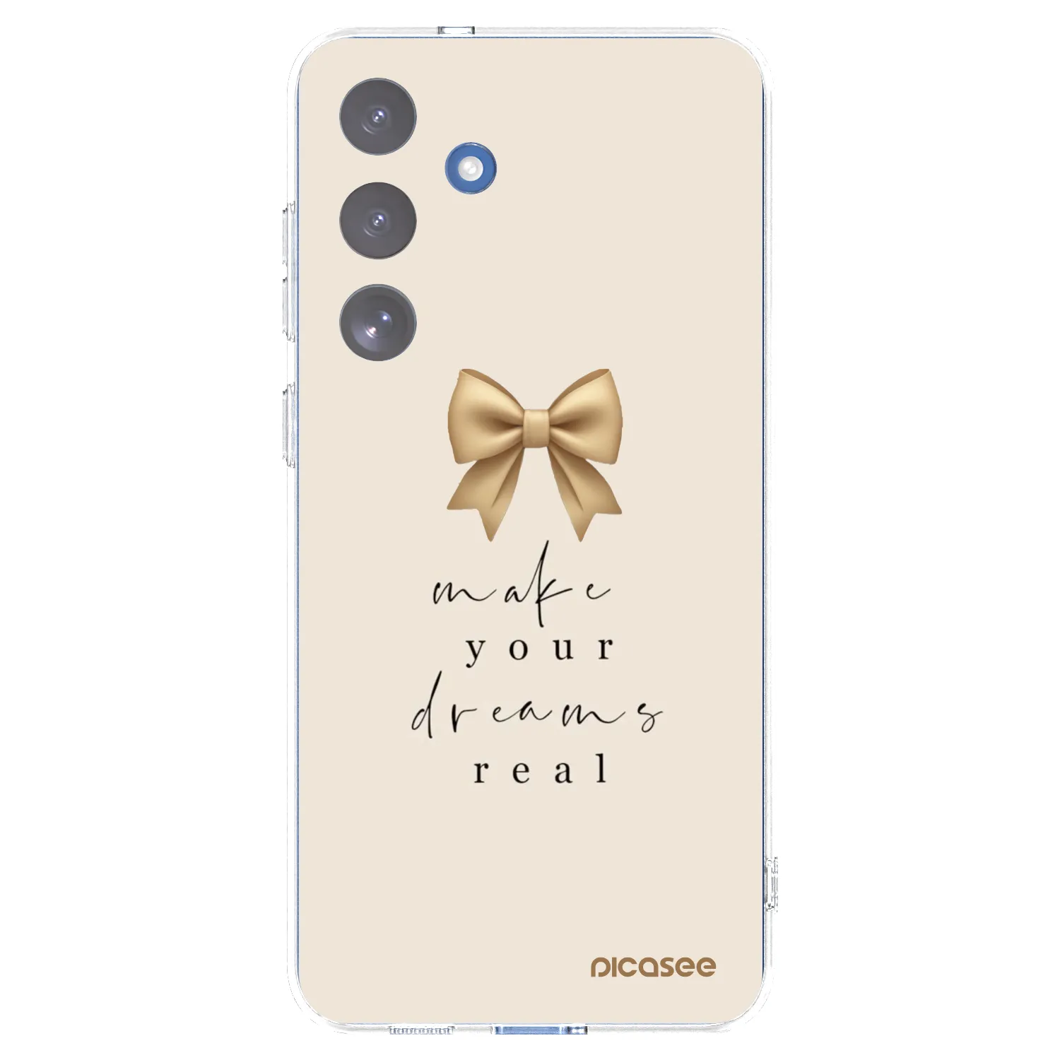 Picasee silikónový prehľadný obal pre Samsung Galaxy S25 FE 5G - Golden Dream