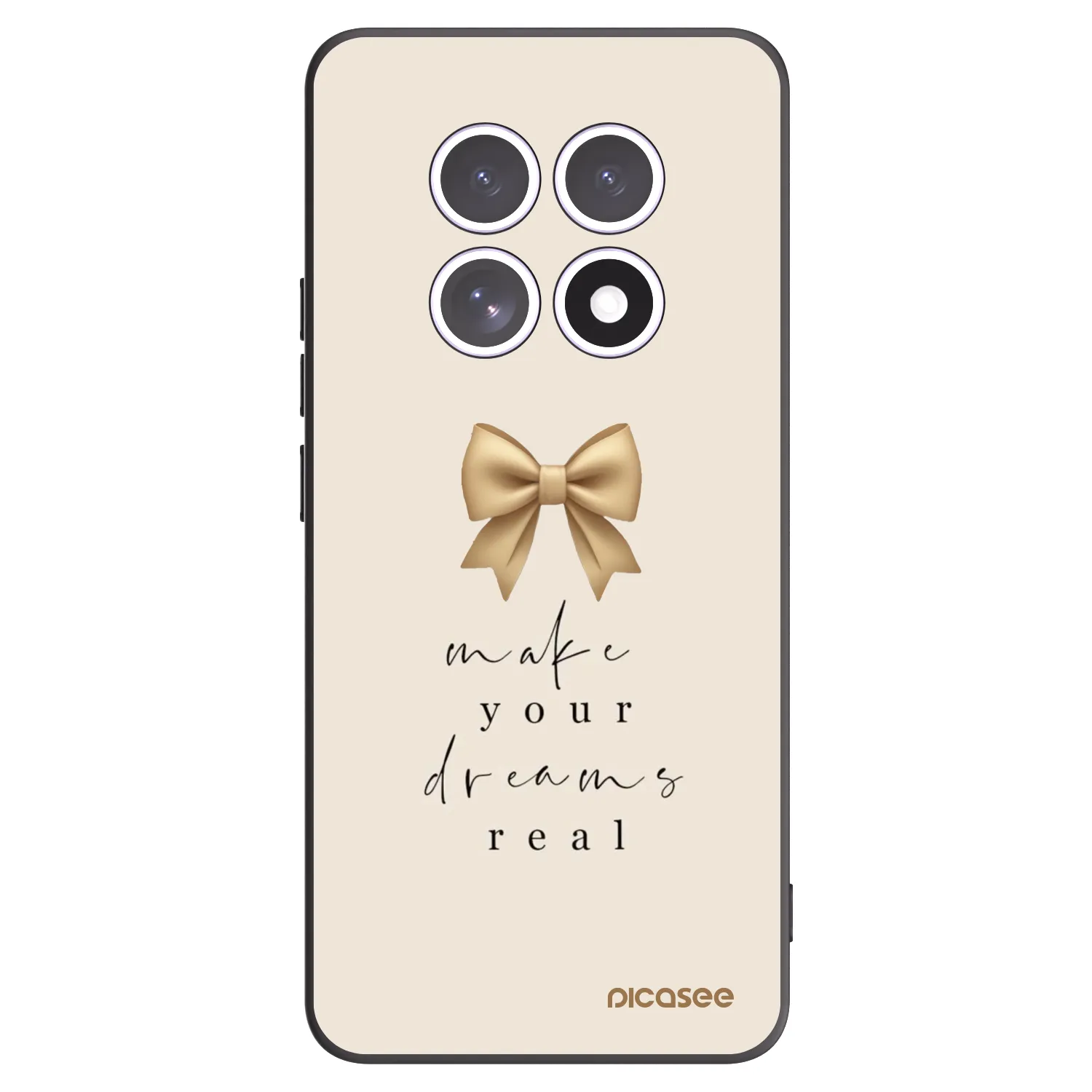 Picasee silikónový čierny obal pre Xiaomi Redmi Note 15 - Golden Dream