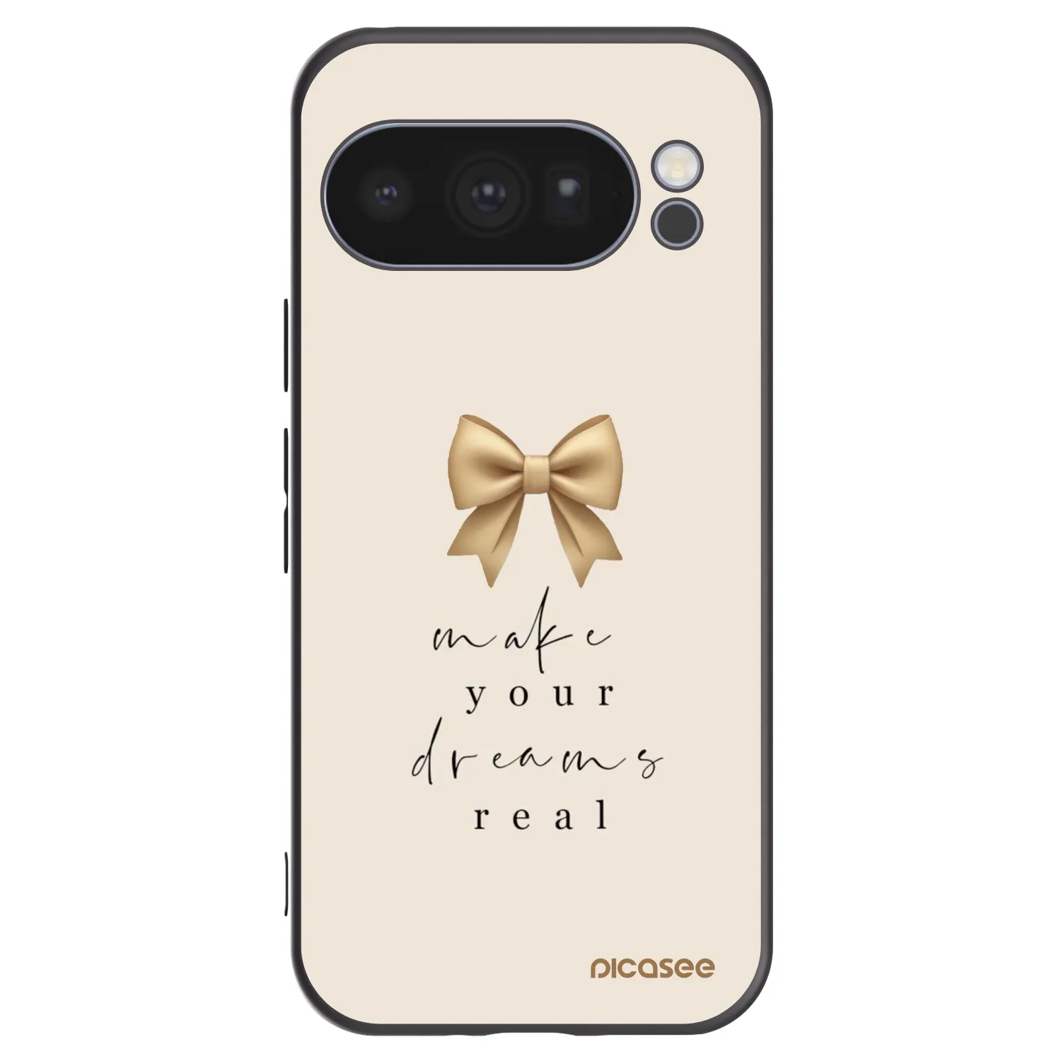 Silikónový čierny obal pre Google Pixel 10 Pro - Golden Dream