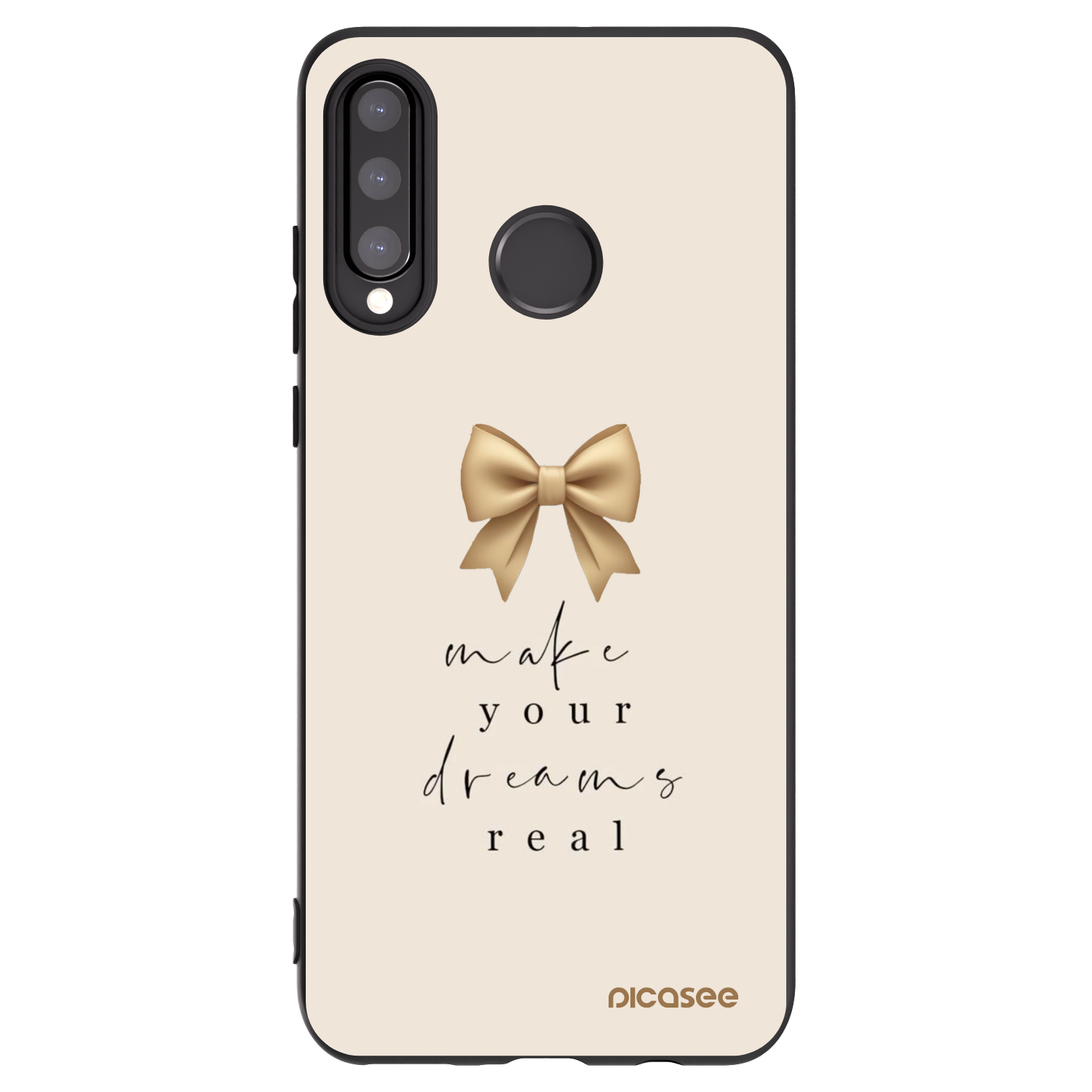 Picasee silikónový čierny obal pre Huawei P30 Lite - Golden Dream