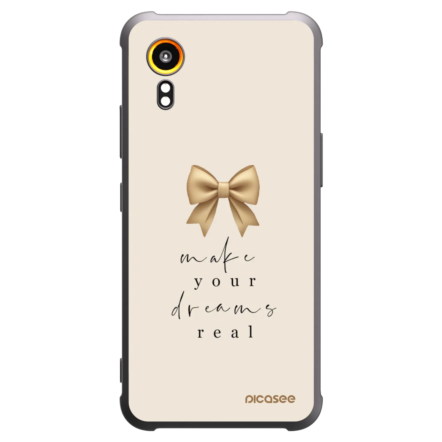 Picasee silikónový čierny obal pre Samsung Galaxy Xcover 7 - Golden Dream
