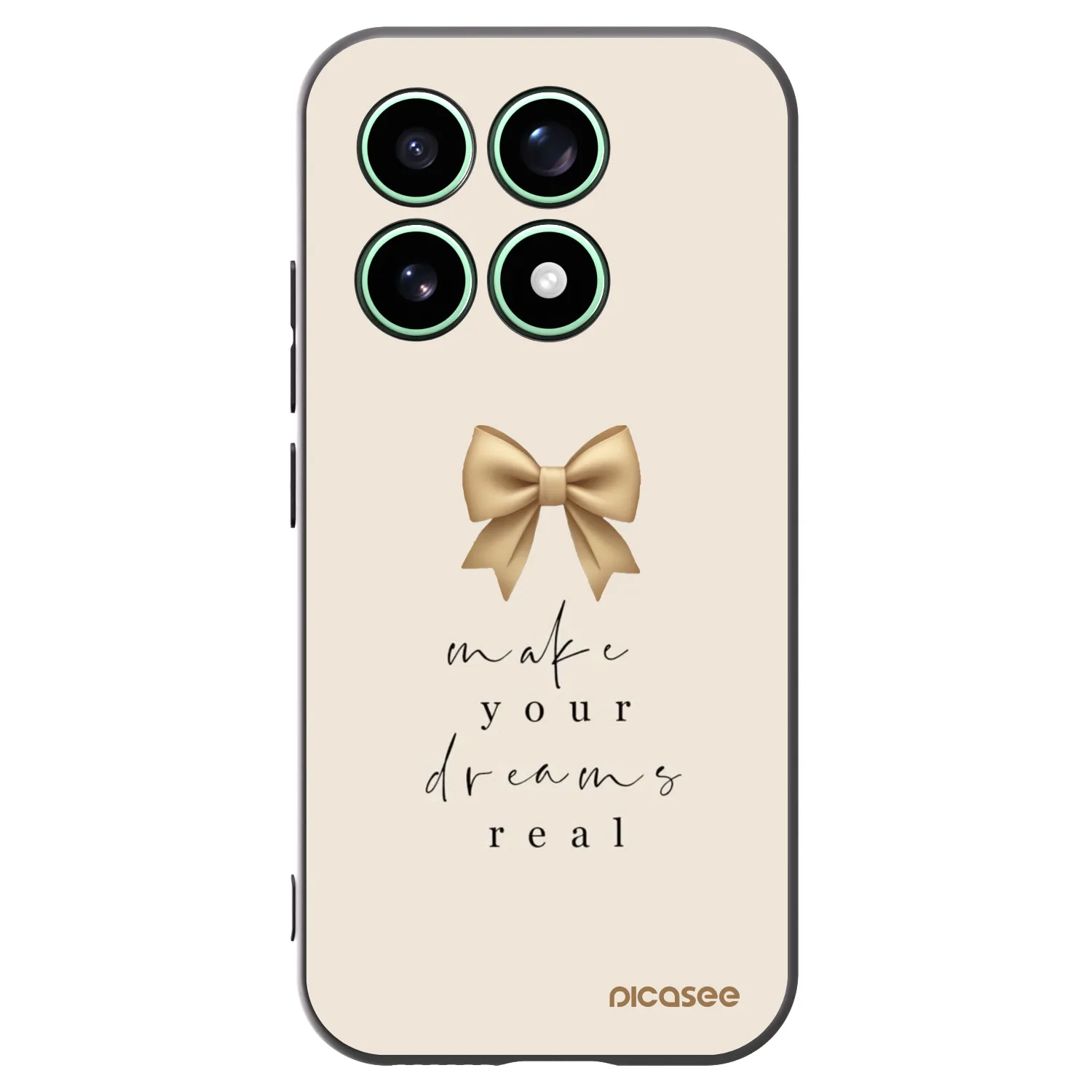 Picasee silikónový čierny obal pre Xiaomi 17 - Golden Dream
