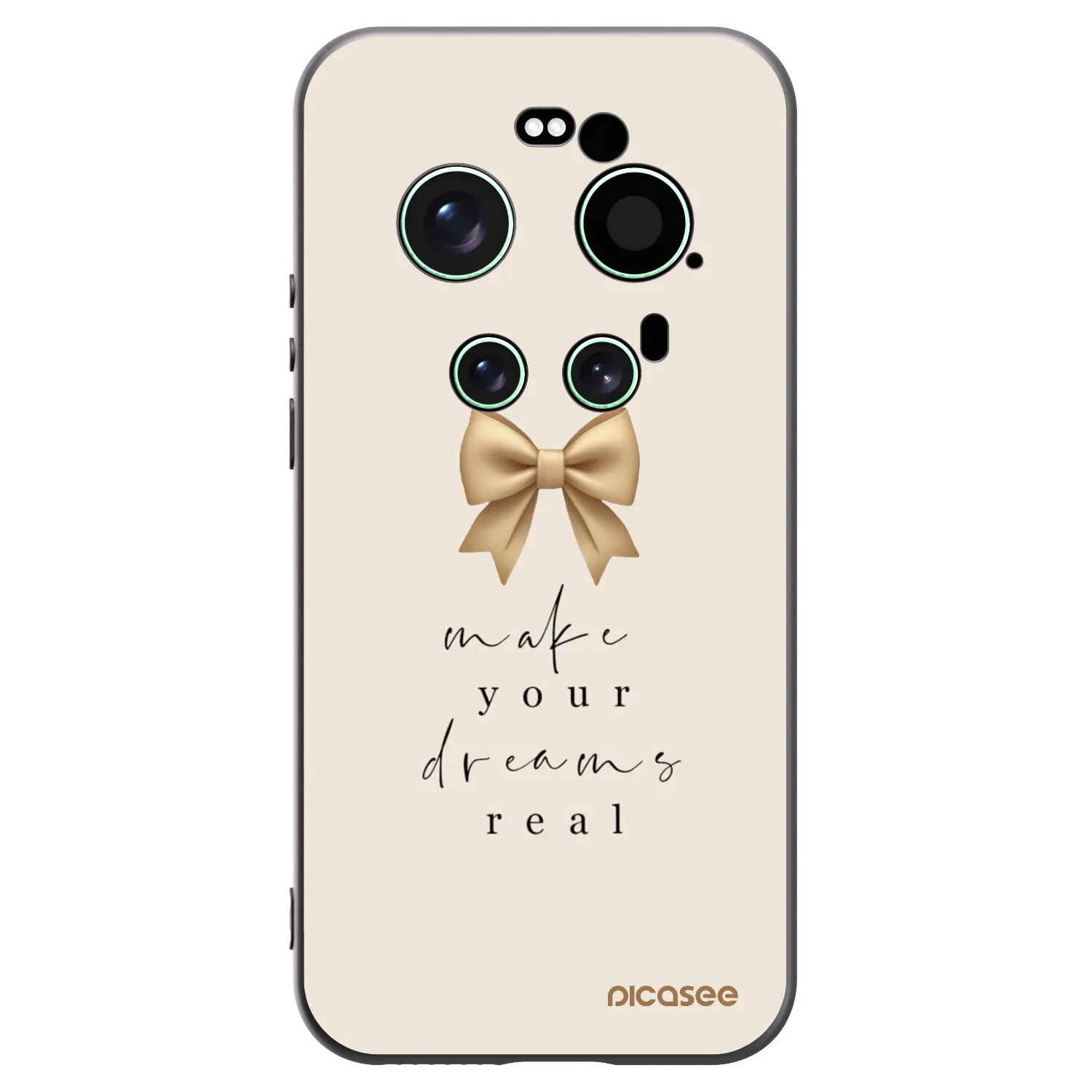 Picasee silikónový čierny obal pre Xiaomi 17 Ultra - Golden Dream