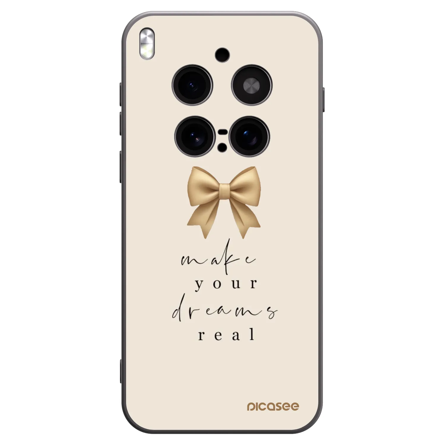 Picasee silikónový čierny obal pre Vivo X300 Pro - Golden Dream