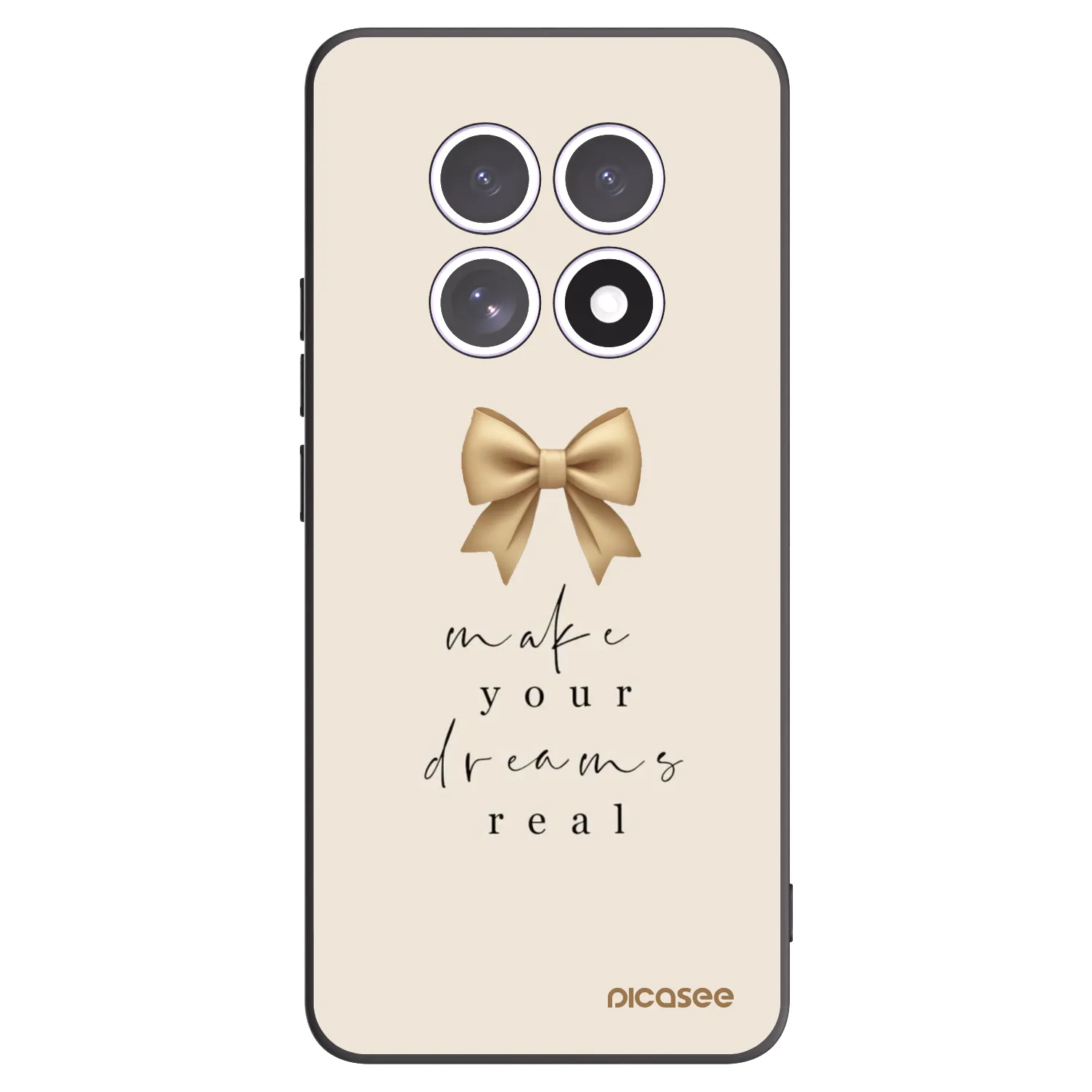 Picasee silikónový čierny obal pre Xiaomi Redmi Note 15 5G - Golden Dream