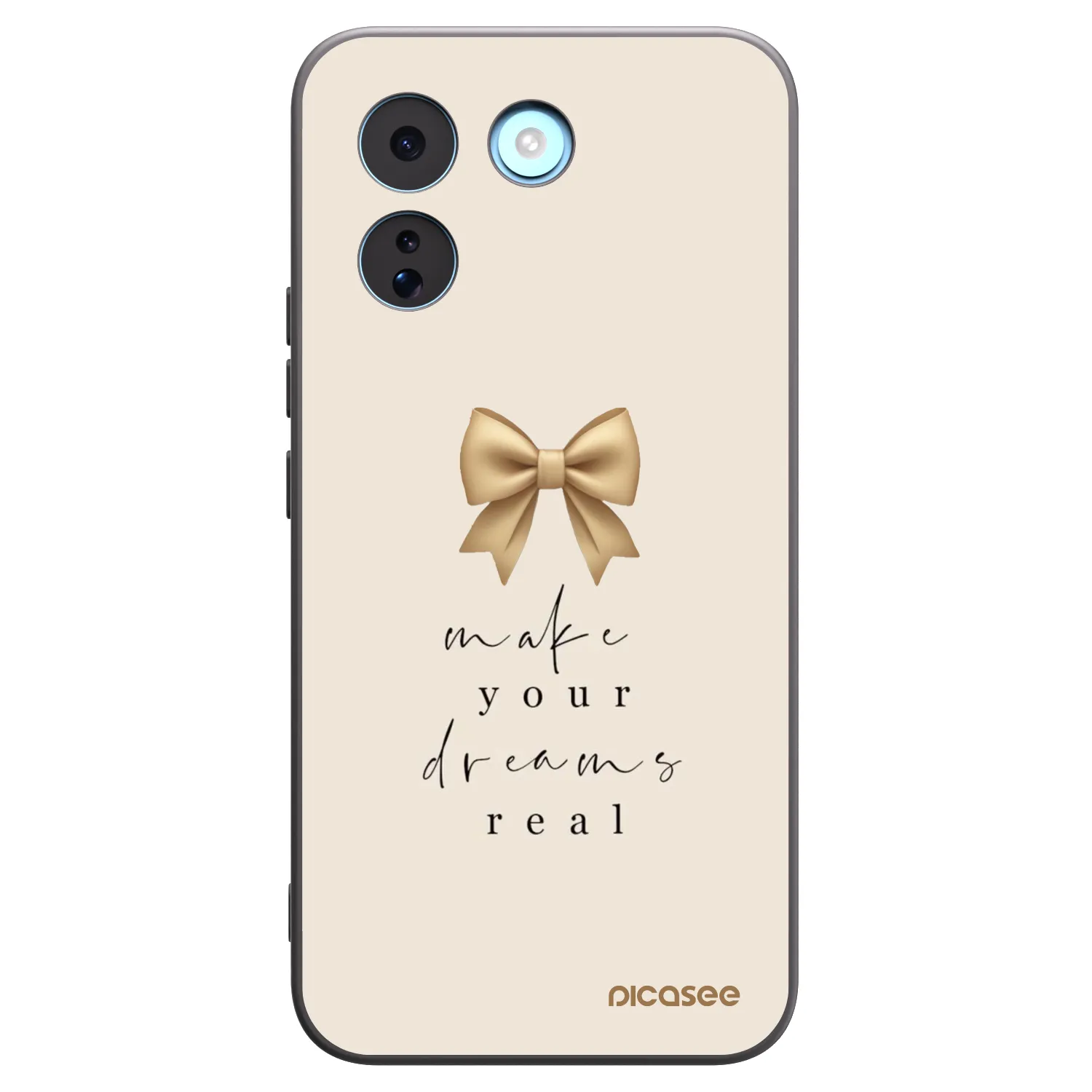 Picasee silikónový čierny obal pre Xiaomi Redmi Note 17 Pro MAX 5G - Golden Dream