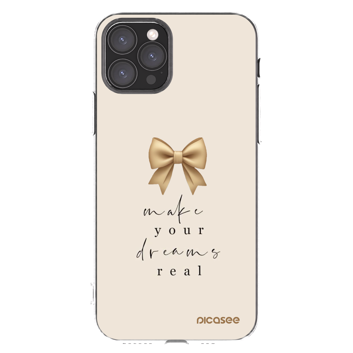 Picasee silikónový prehľadný obal pre Apple iPhone 11 Pro - Golden Dream