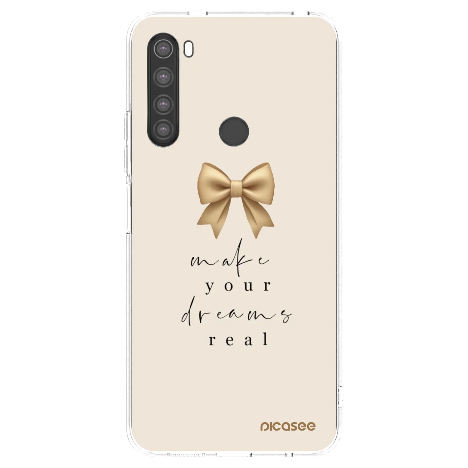Picasee silikónový prehľadný obal pre Xiaomi Redmi Note 8 - Golden Dream