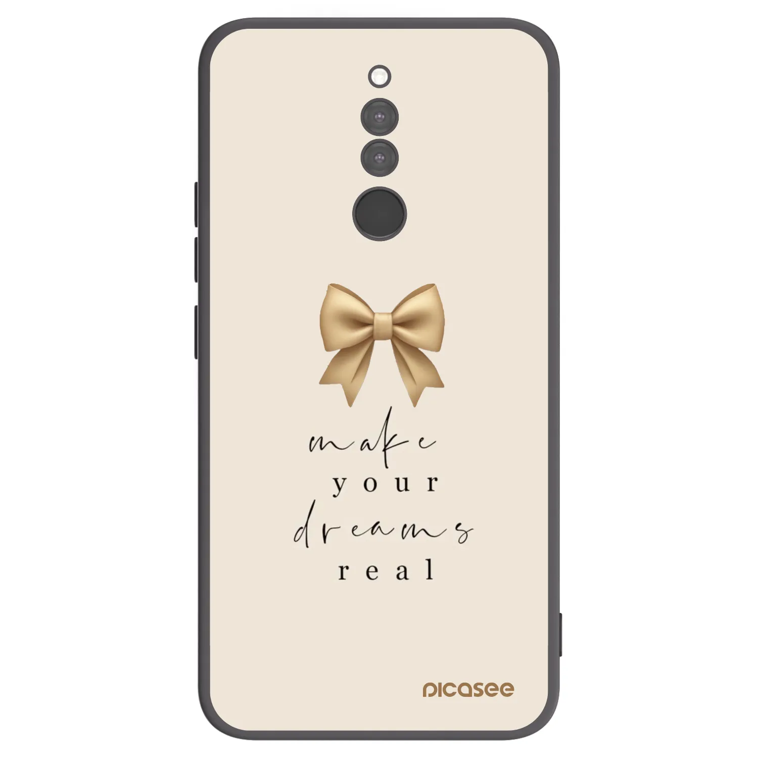 Picasee silikónový čierny obal pre Xiaomi Redmi 8 - Golden Dream