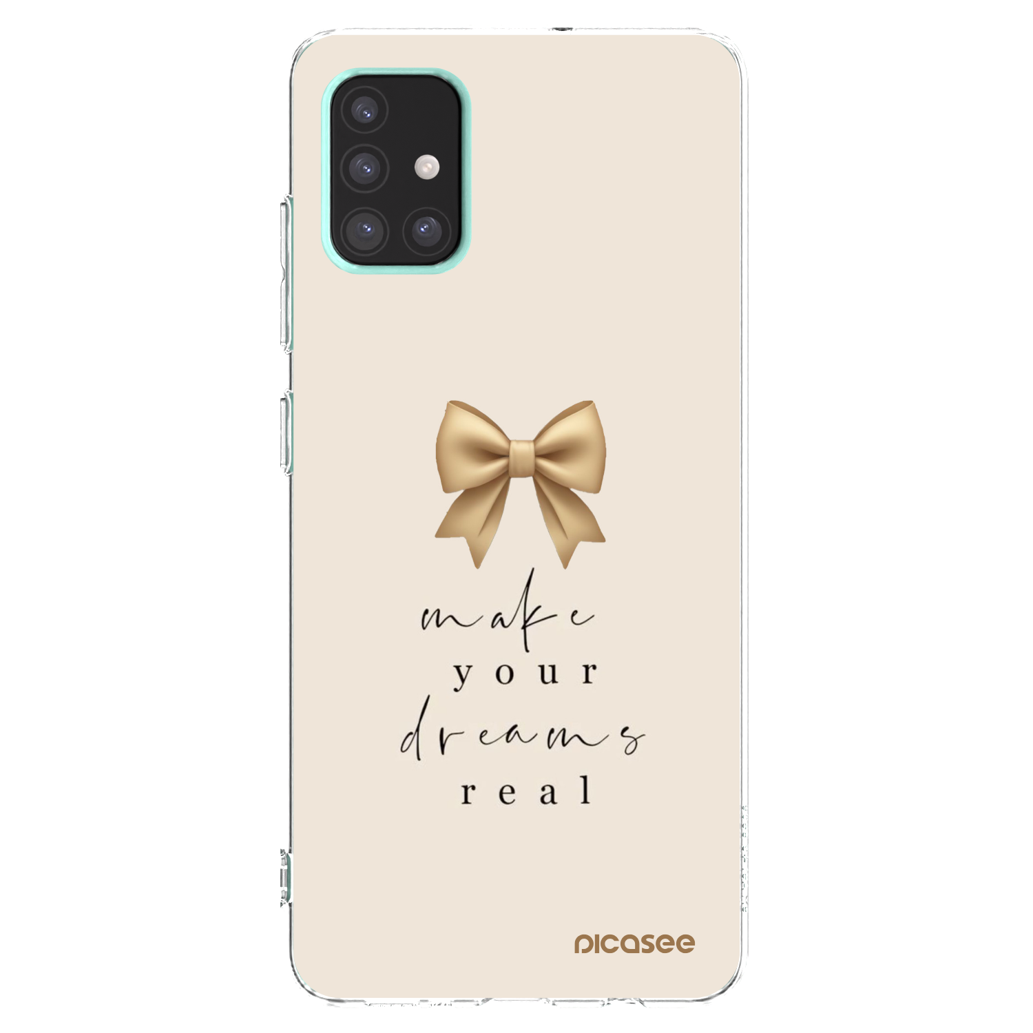Silikónový prehľadný obal pre Samsung Galaxy A51 A515F - Golden Dream