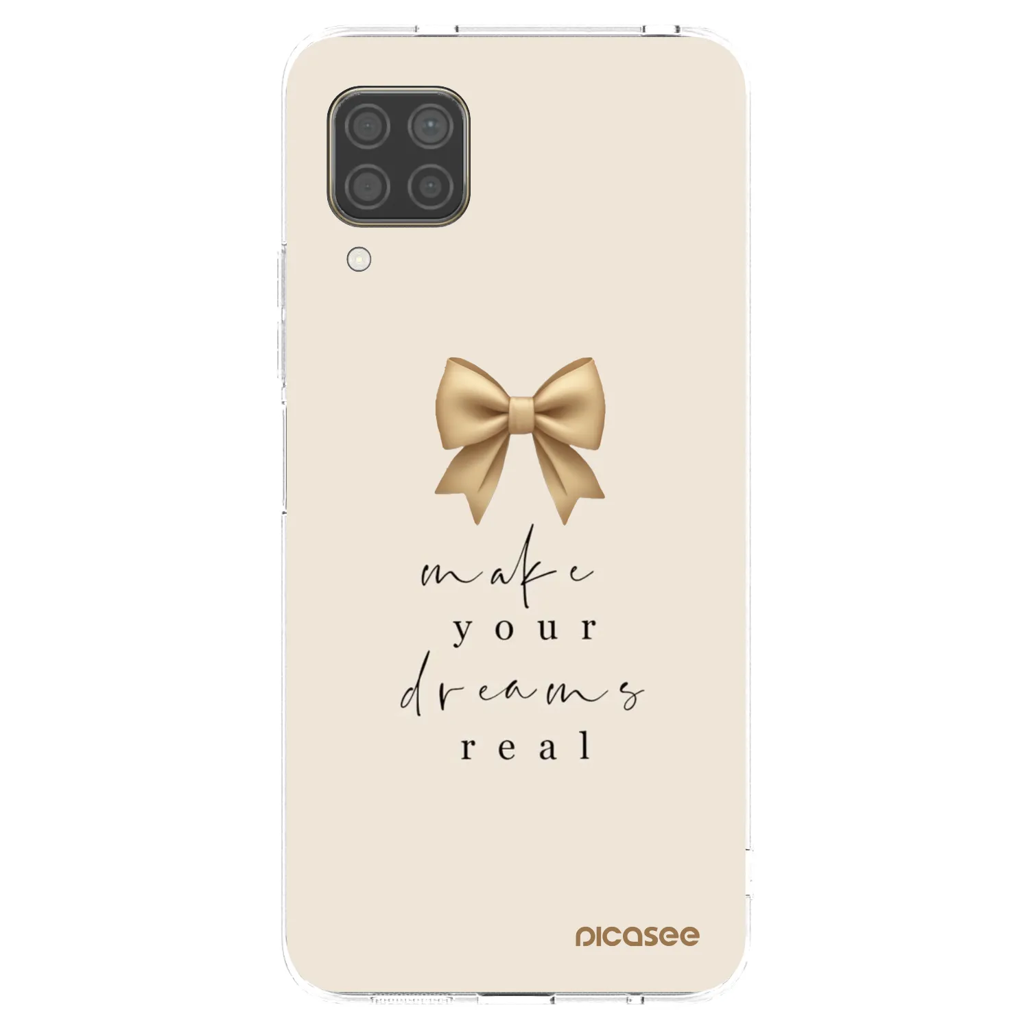 Picasee silikónový prehľadný obal pre Huawei P40 Lite - Golden Dream