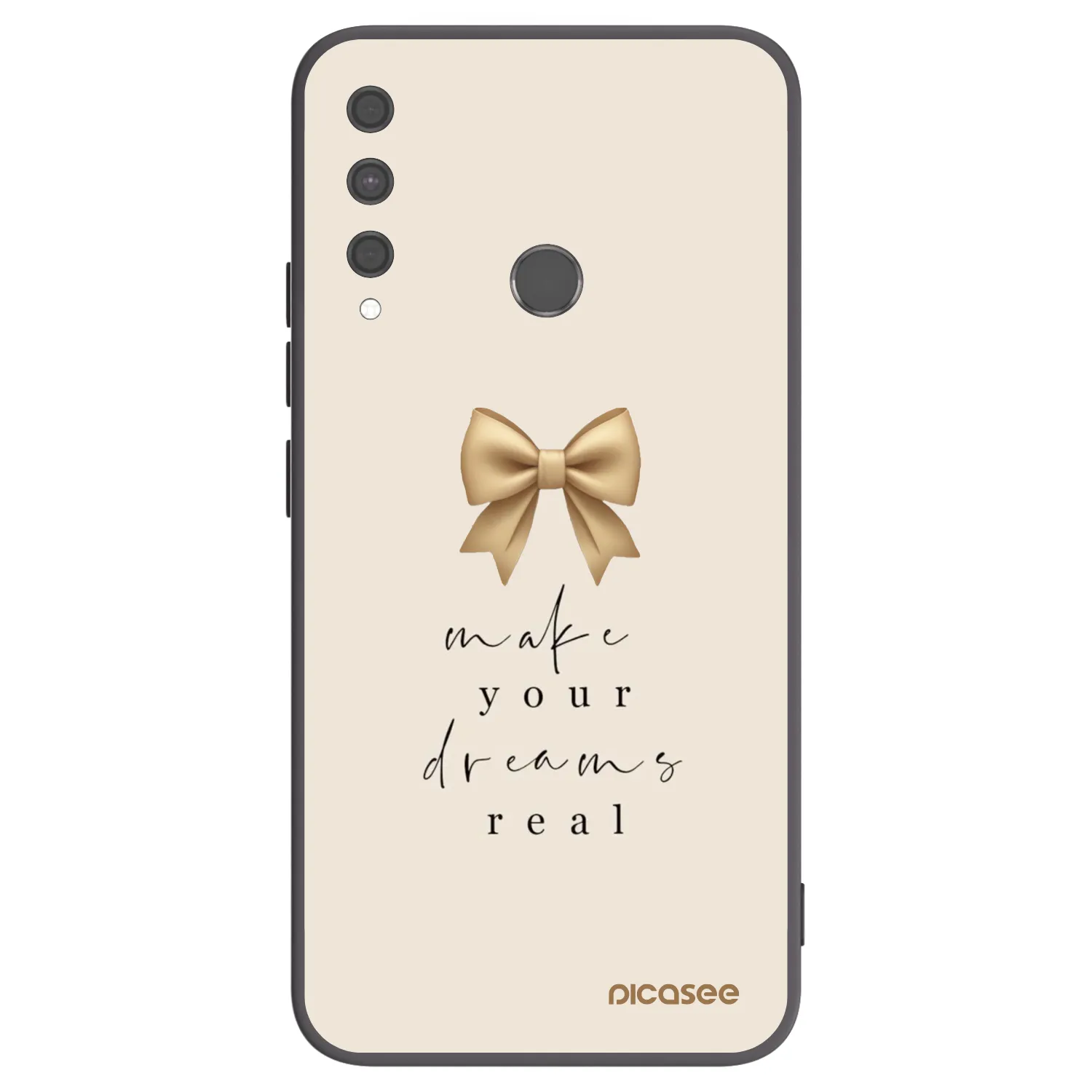 Picasee silikónový čierny obal pre Huawei P40 Lite E - Golden Dream