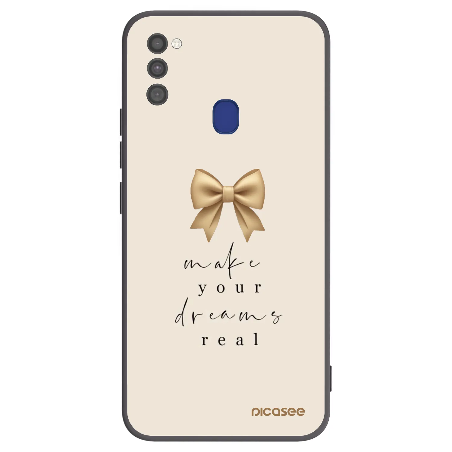 Picasee silikónový čierny obal pre Samsung Galaxy M21 M215F - Golden Dream