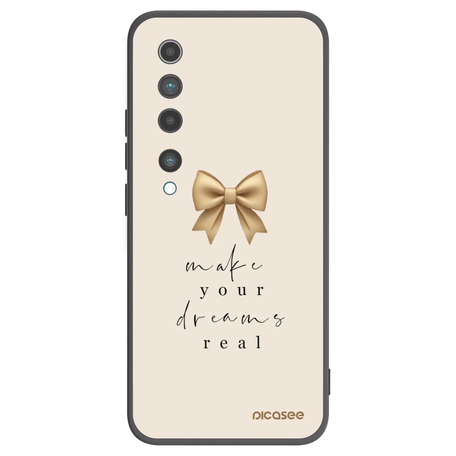 Picasee silikónový čierny obal pre Xiaomi Mi 10 - Golden Dream