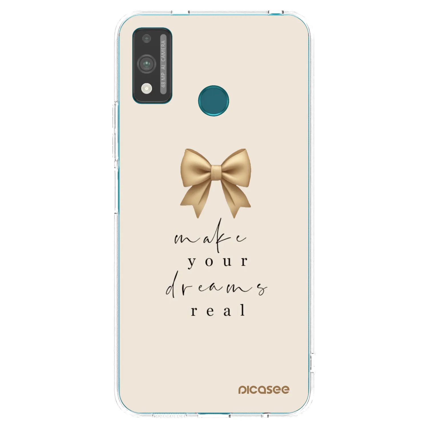 Picasee silikónový prehľadný obal pre Honor 9X Lite - Golden Dream