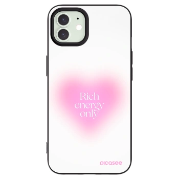 Picasee silikónový čierny obal pre Apple iPhone 12 - Rich Energy