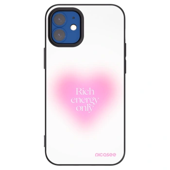 Picasee silikónový čierny obal pre Apple iPhone 12 mini - Rich Energy