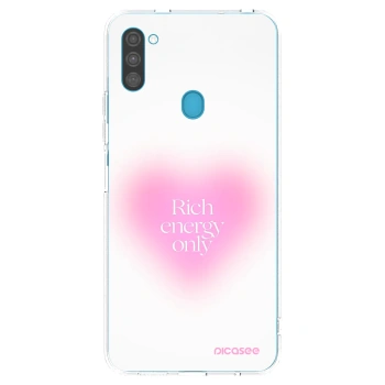 Picasee silikónový prehľadný obal pre Samsung Galaxy M11 - Rich Energy