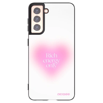 Picasee silikónový čierny obal pre Samsung Galaxy S21 5G G991B - Rich Energy