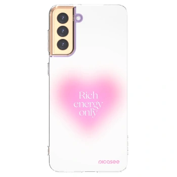 Picasee silikónový prehľadný obal pre Samsung Galaxy S21+ 5G G996F - Rich Energy